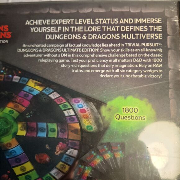 Dungeons Dragons D&D Ultimate Edition Trivial Pursuit Trivia Board Game Sealed - Picture 10 of 16